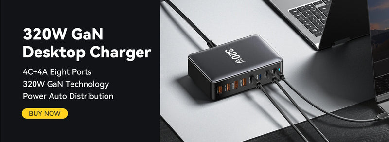 Cabo 100w Essager 7A para carregamento rápido.